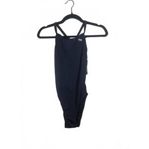 TYR Womens Tyreco Solid Diamondback Swimsuit Black S